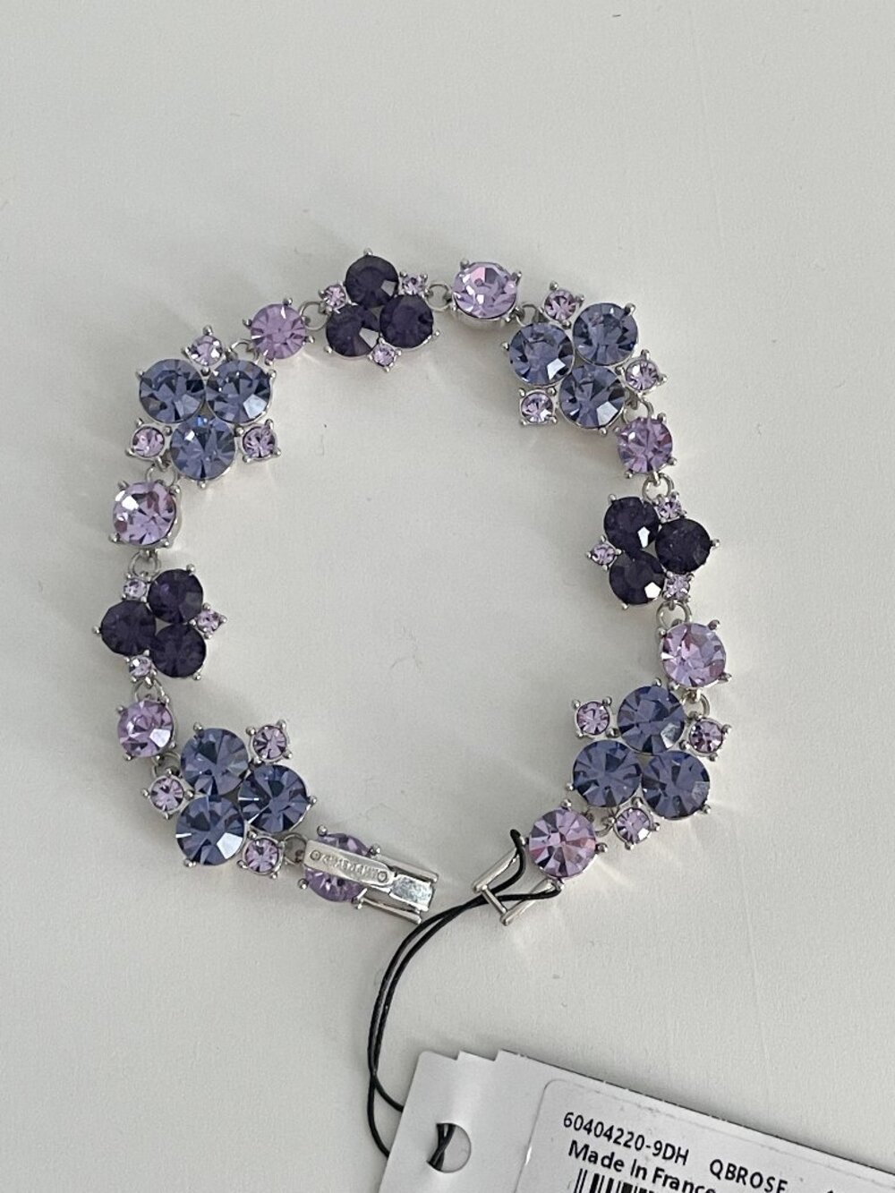 Givenchy Purple and Lilac flower flex bracelet